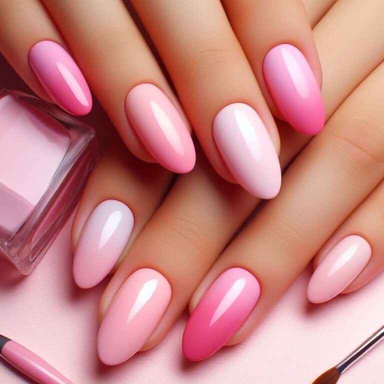 Blushing Pink Gradient Nails: Chic Nail Design Inspiration